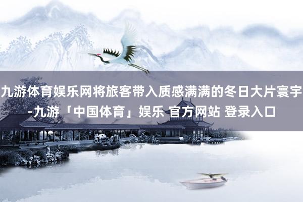 九游体育娱乐网将旅客带入质感满满的冬日大片寰宇-九游「中国体育」娱乐 官方网站 登录入口